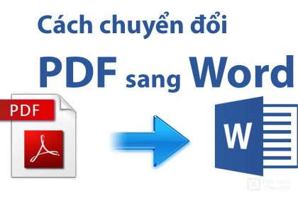 Cách chuyển đổi PDF sang Word