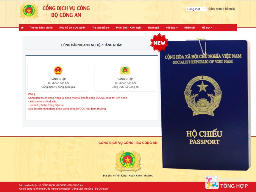 Cách làm Passport (Hộ chiếu) online và chi phí mới nhất.