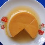 Bánh flan hấp xong. Hình 2