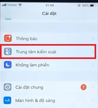 VÀo trung tâm kiểm soát