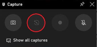 Nhấp vào biểu tượng thứ 2 trên Capture