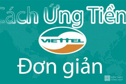 Cách ứng tiền Viettel