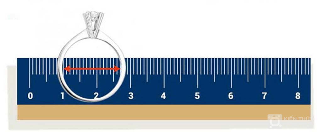 Cách đo size nhẫn bằng thước