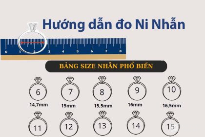 Hướng dẫn cách đo size nhẫn