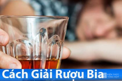 Cách giải rượu bia nhanh chóng