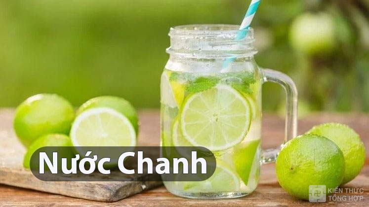 Dùng nước chanh giải rượu