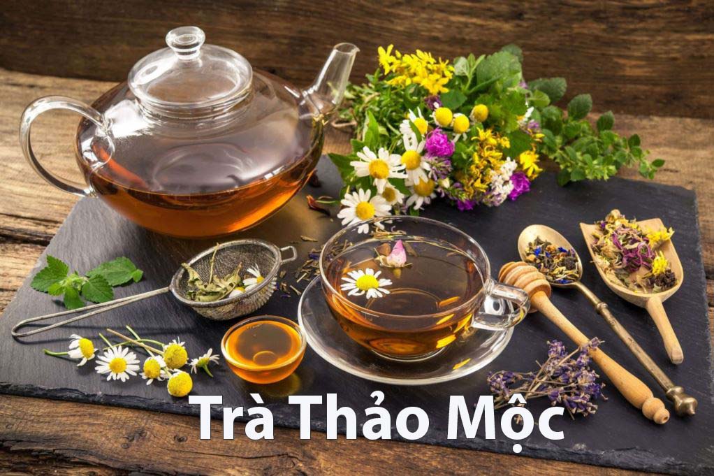 trà thảo mộc giải rượu