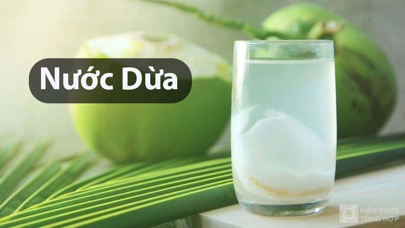 Dùng nước dừa để giải rượu