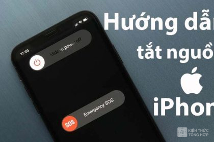 Hướng dẫn cách tắt nguồn iPhone