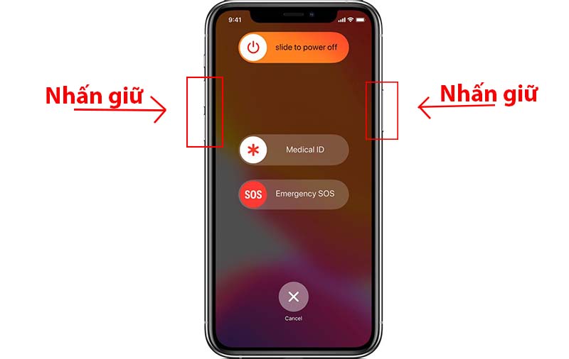 cách tắt nguồn iphone x 11 12