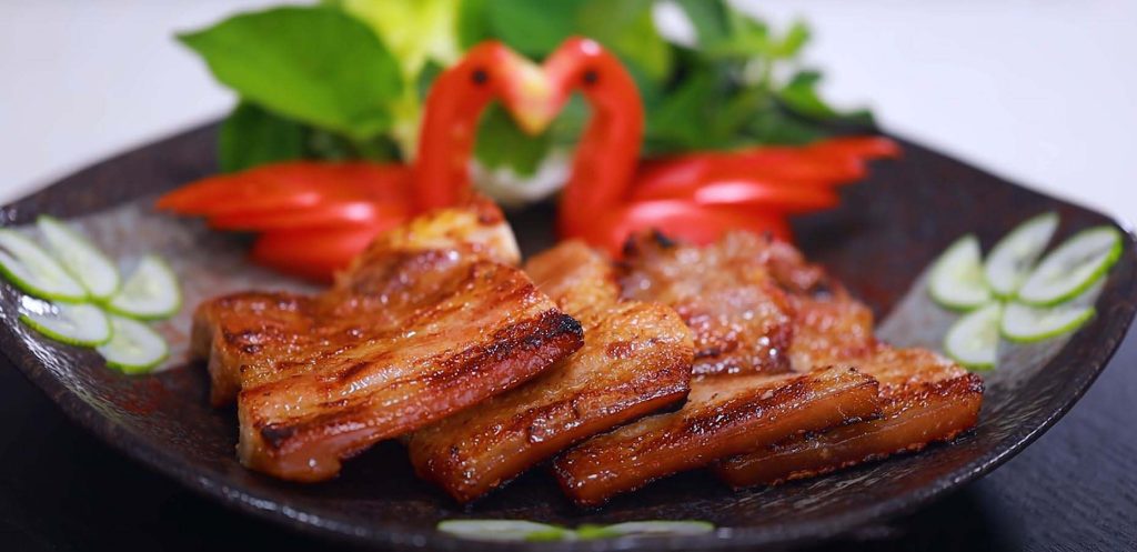 Thịt heo nướng BBQ