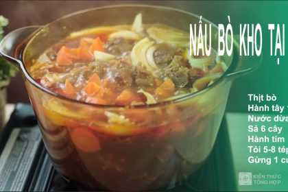 Cách nấu bò kho tại nhà