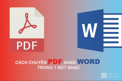 Cách chuyển đổi PDF sang Word