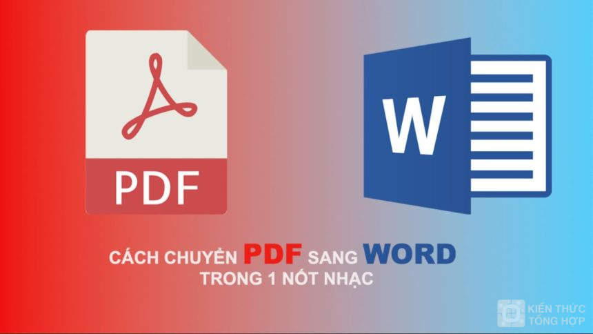 Cách chuyển đổi PDF sang Word