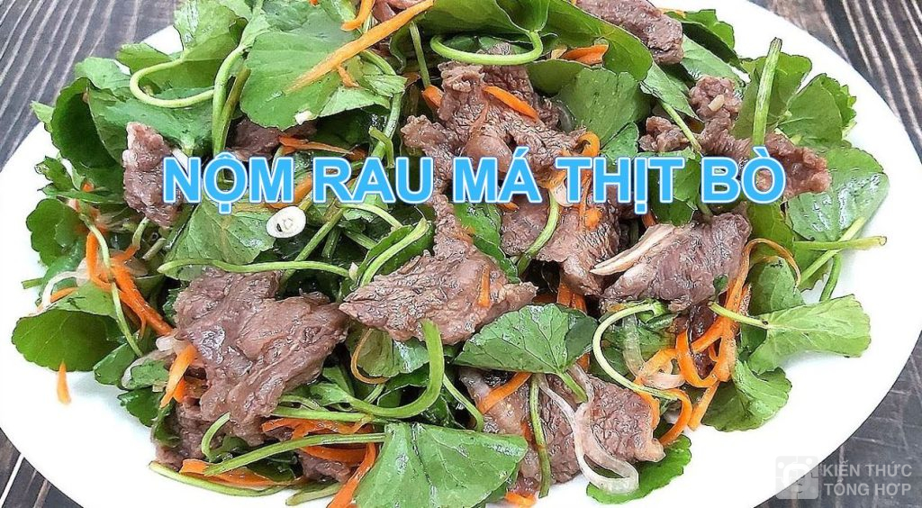 Gỏi làm từ rau má