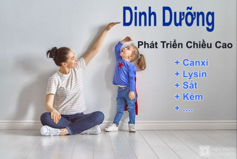 Dinh dưỡng cho trẻ để có thể phát triển chiều cao