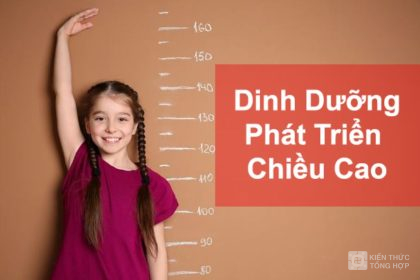 Dinh dưỡng phát triển chiều cao cho trẻ